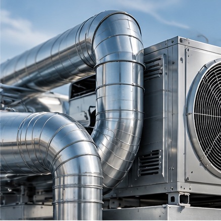 HVAC iç borulama komponentleri